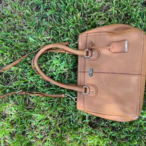 Cole Haan pebbled camel tote - Picture 5 of 8